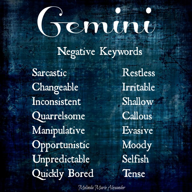 Gemini negative keywords withtext